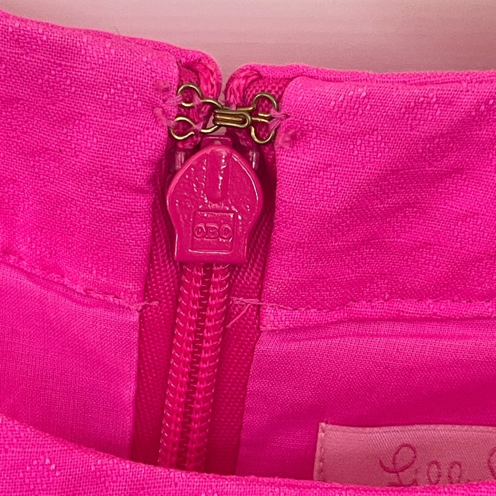 VGC Lilly Ashlyn Shift Dress. Size 2 Magenta Gold.ππ - Picture 11 of 17